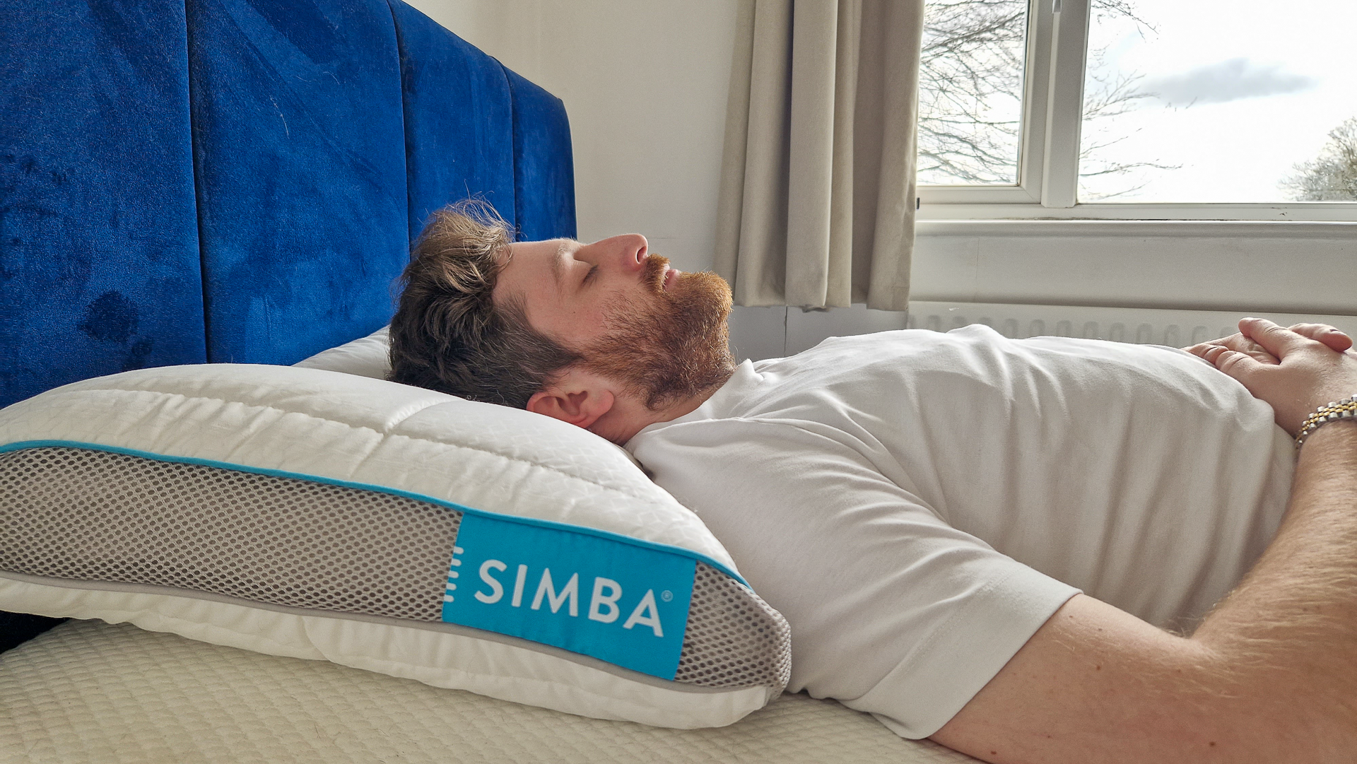 simba hybrid firm pillow back sleeper